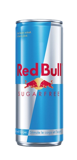[21288] Red Bull Sugarfree Tray 4 x 6 x 0,25 l Cannette Alu jetable