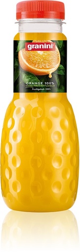 [21548] granini Orange pur jus Tray 24 x 0,33 l Bouteille PET jetable