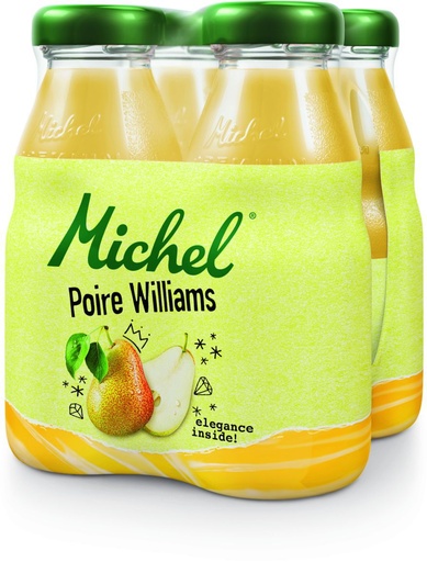 [21654] Michel Poire Williams Tray 6 x 4 x 0,2 l Bouteille Verre jetable