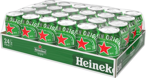 [31299] Heineken Tray 24 x 0,33 l Cannette Alu jetable