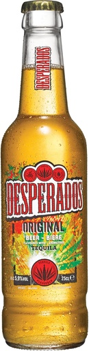 [31442] Desperados Original Tray 2 x 12 x 0,25 l Bouteille Verre jetable